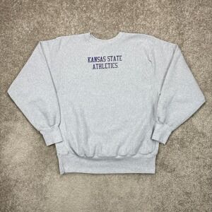 Vintage 90s Champion Reverse Weave Kansas State Wildcats Athletics Sweatshirt XL